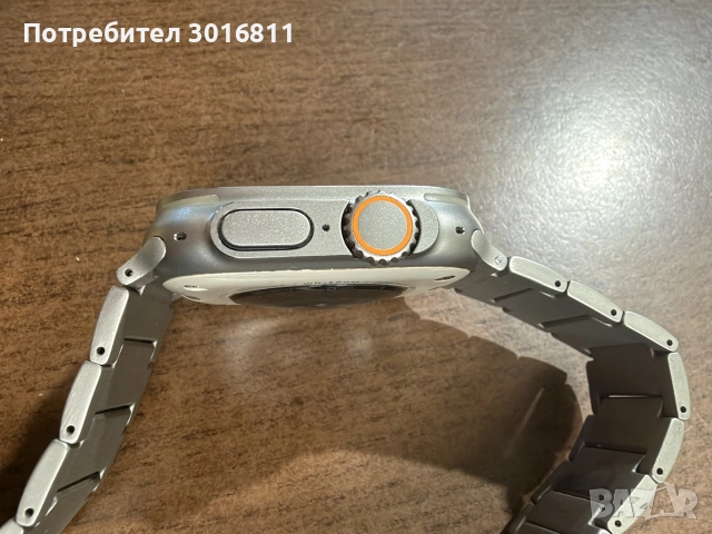Apple Watch Ultra 2 2023 GPS + Cellular, Titanium 49mm, снимка 6 - Смарт часовници - 56320101