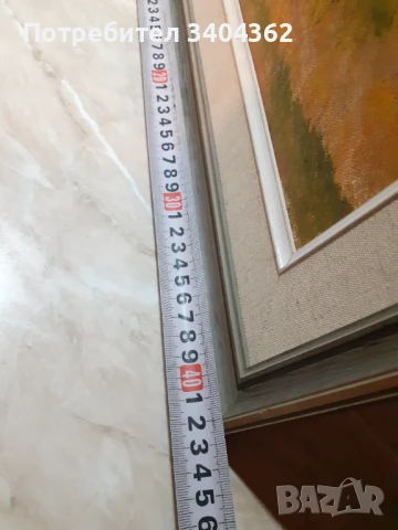 Авторска картина масло на платно с рамка - подпис, снимка 7 - Антикварни и старинни предмети - 50953953