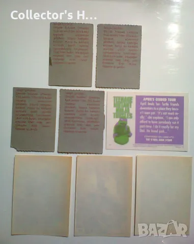 Марвел, Цар лъв, Костенурките нинджа карти лепенки от дъвки, снимка 2 - Колекции - 48734768