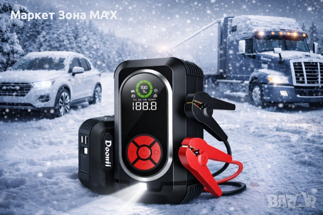 Аварийен стартер 4000A – сигурно палене до –20°C, снимка 4 - Аксесоари и консумативи - 53090748