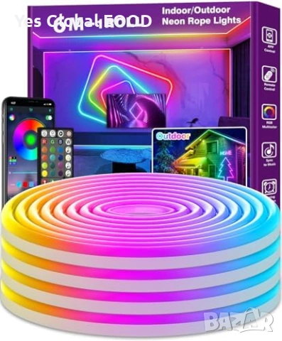 UERPO RGB неон LED лента 6м App и дистанционно