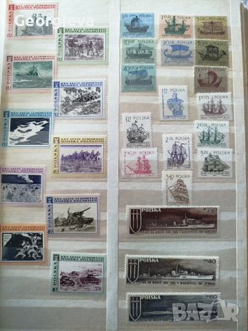 пощенски марки тема кораби