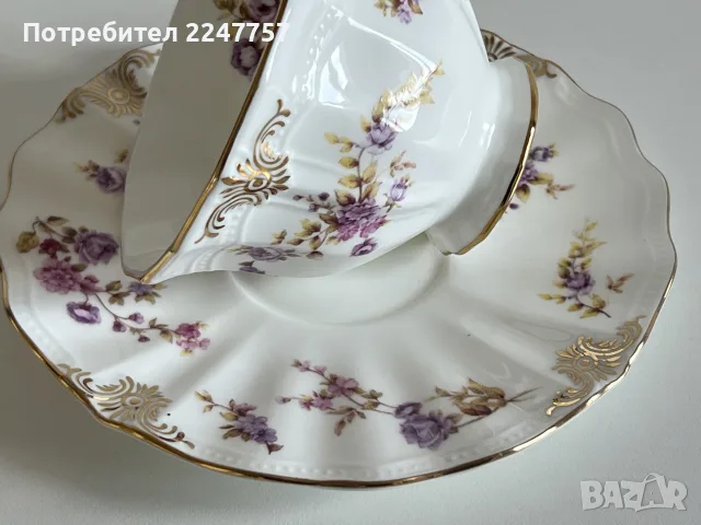 Елегантен порцеланов двоен сет за чай "SD Luxury" Bone China, снимка 10 - Антикварни и старинни предмети - 56097286