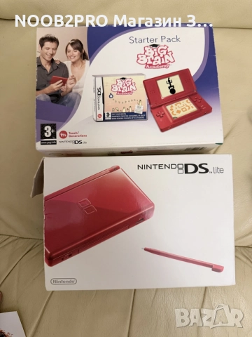 Nintendo DS Lite USG-001 Crimson/Red с оригинална кутия, снимка 9 - Nintendo конзоли - 56169368