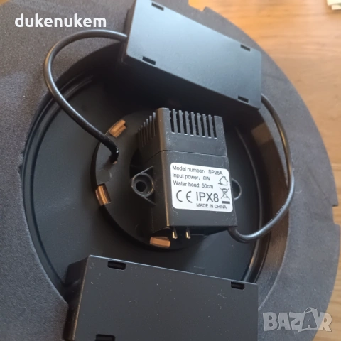 Соларен фонтан SZMP 6W с дистанционно управление – LED, 4000mAh, снимка 9 - Друга електроника - 53240052