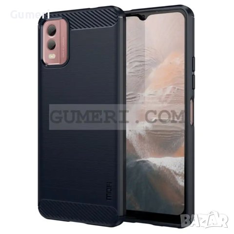 Nokia C32 Удароустойчив Гръб Карбон Шарк, снимка 3 - Калъфи, кейсове - 41379118