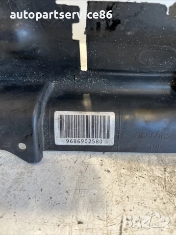 Рамка на въздушен канал на радиатор за Peugeot 508 1.6 HDI (2012) 9686902580, снимка 3 - Части - 53766398