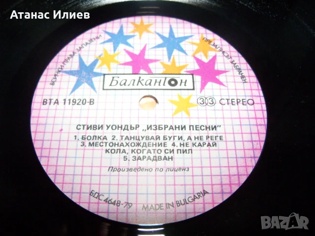 Стиви Уондър, Stevie Wonder – Greatest Hits, ВТА 11920, 1985г., снимка 5 - Грамофонни плочи - 50940979