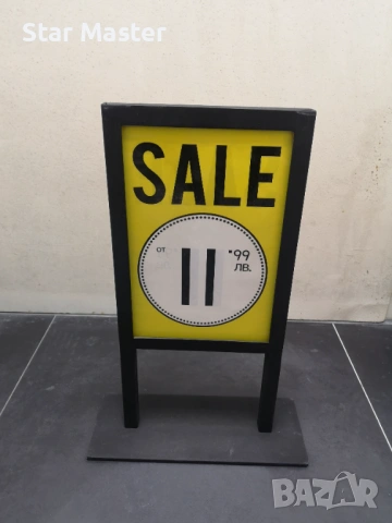 Масивни метални стойки табела A4, снимка 2 - Оборудване за магазин - 53863693