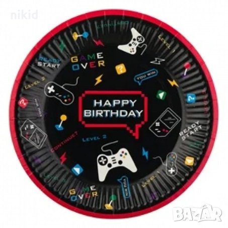 ПЛЕЙСТЕЙШЪН ДЖОЙСТИК конзола 6 бр парти чинии чинийки