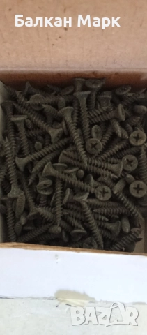 Самонарезни винтове за гипсокартон 3,9х30 – 200бр., снимка 2 - Железария - 51455430