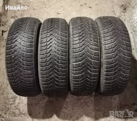 Продавам 4 броя зимни гуми 185.65.15 на 1 сезон дот 2021 KUMHO 