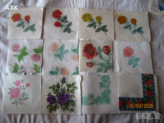 Салфетки колекция, снимка 7 - Други - 38036229