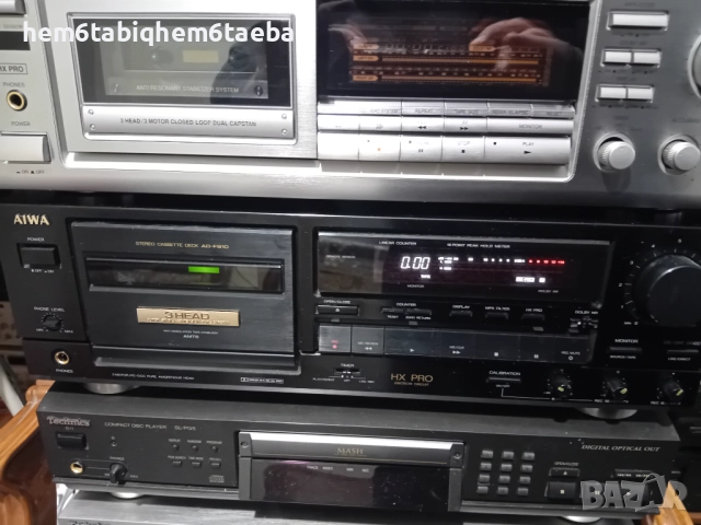 Aiwa AD F 910 Ultra Hi-Fi cassette deck , remote control, снимка 4 - Декове - 52868854