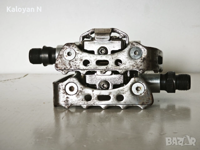 Комбинирани педали с автомат Shimano PD-M323 (SPD / Платформа), снимка 6 - Части за велосипеди - 53508600