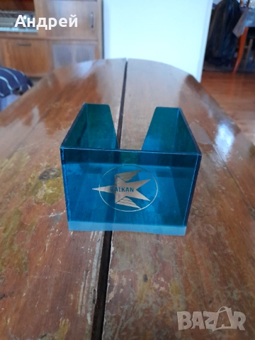 Стара кутия за листчета БГА Балкан, снимка 3 - Други ценни предмети - 52250561
