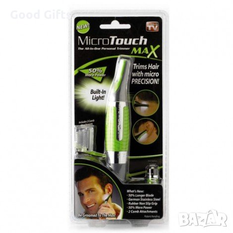 Мултифункционален тример за тяло , нос , уши - Micro Touch Max, снимка 8 - Тримери - 34707288
