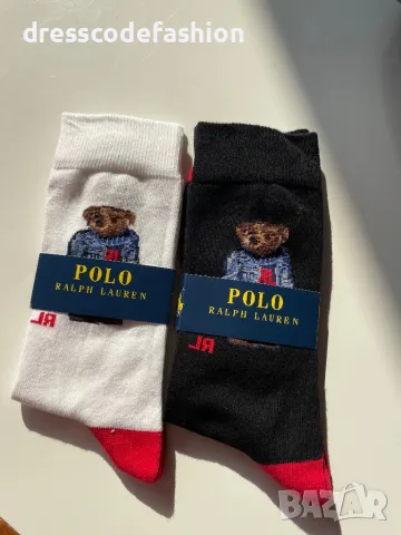 Чорапи с мече Polo Ralph Lauren , снимка 5 - Мъжки чорапи - 48783238