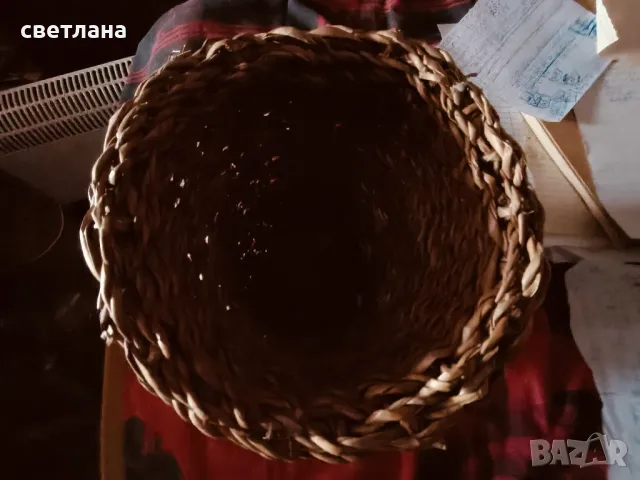 плетен панер, снимка 3 - Други - 48535237