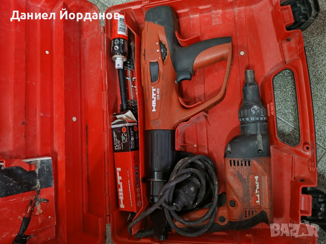 пушка за директен монтаж Hilti + винтоверт, снимка 1 - Винтоверти - 44735479