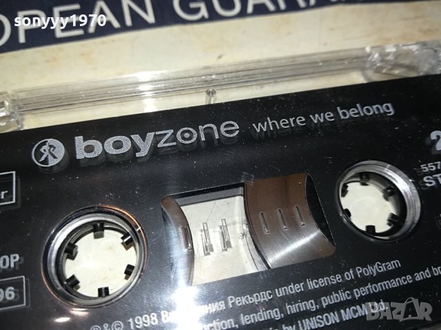 BOYZONE-ORIGINAL TAPE 1909231110, снимка 10 - Аудио касети - 42243514