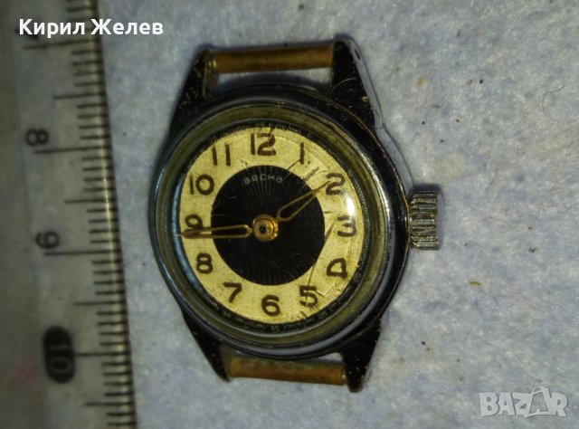 ВЕСНА Стар РЯДЪК КОЛЕКЦИОНЕРСКИ МОДЕЛ РУСКИ МЕХАНИЧЕН ДАМСКИ ЧАСОВНИК СССР 12221, снимка 9 - Антикварни и старинни предмети - 42137511