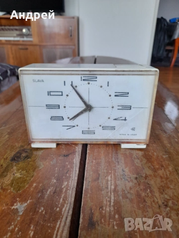 Настолен часовник,будилник СЛАВА,SLAVA #18