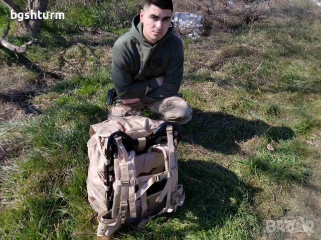 Заглавие: Оригинална Военна Раница САЩ - MOLLE II Large Rucksack (3-Color Desert), снимка 13 - Раници - 53839495