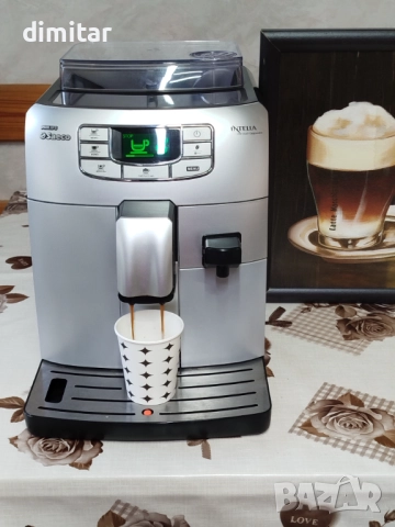 Кафе автомат SAECO INTELIA one touch Cappuccino 🍵, снимка 6 - Кафемашини - 52964828