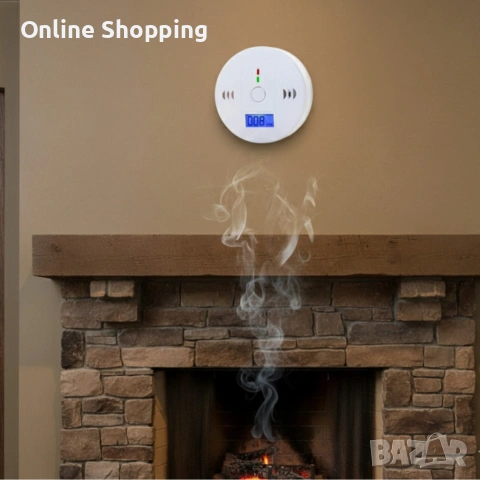 Безжичен CO сензор с LCD дисплей, снимка 8 - Други - 53327218