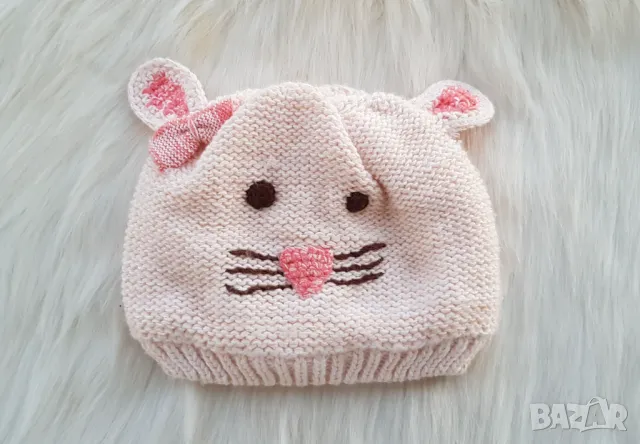Детска шапка ушанка 12-18 месеца, снимка 2 - Бебешки шапки - 47650573