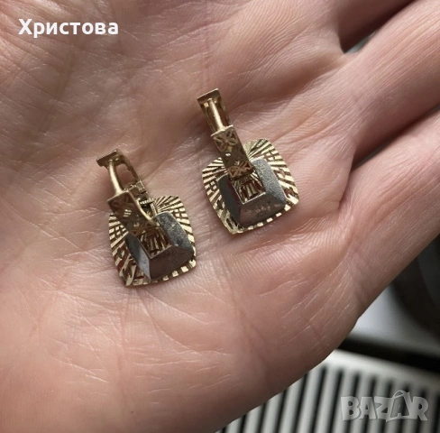 Златни обеци 14к.,2,97 грама 