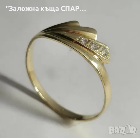 Златен пръстен-1.93гр., снимка 1