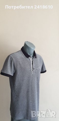 Hugo Boss Paule Pique Cotton Slim Fit Mens Size L ОРИГИНАЛНА Тениска!, снимка 10 - Тениски - 41467131