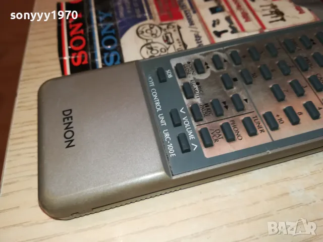 заявено!@! DENON URC-100E ORIGINAL AUDIO REMOTE CONTROL-ВНОС SWISS 0405251932, снимка 7 - Ресийвъри, усилватели, смесителни пултове - 50154979