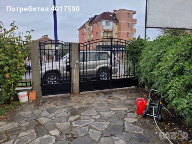 гаражна врата от ковано желязо 