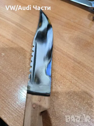 Стар нож ножка ножче ръчна изработка 32см., снимка 3 - Антикварни и старинни предмети - 48490170