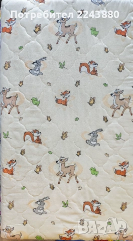 Продавам в добро състояние матрак 65/110/10 за бебешка кошара