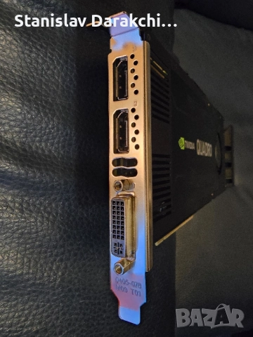 NVIDIA Quadro K4200 - 4GB GDDR5 HP, снимка 4 - Видеокарти - 52068571