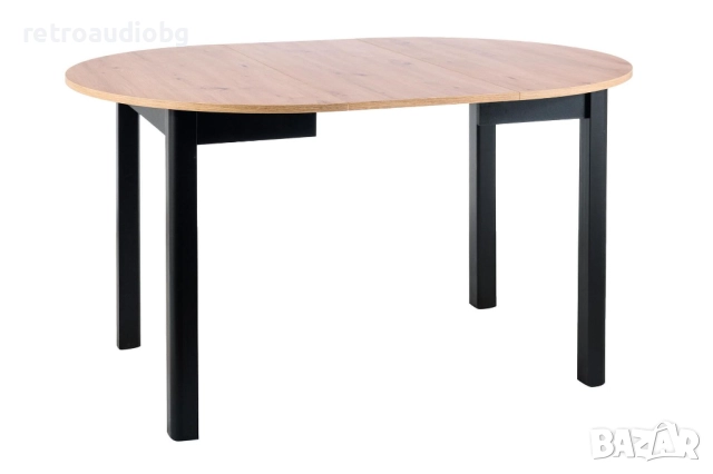 Разтегателна трапезна маса Данте 102-144x102, снимка 2 - Маси - 52822661