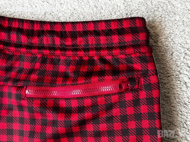 Nike Gingham Check Joggers In Red L, снимка 7 - Спортни дрехи, екипи - 52913221