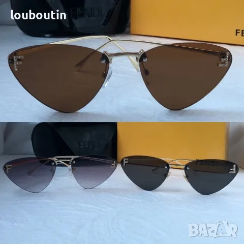 Fendi Дамски слънчеви очила тъиъгълни 3 цвята, снимка 2 - Слънчеви и диоптрични очила - 47930952