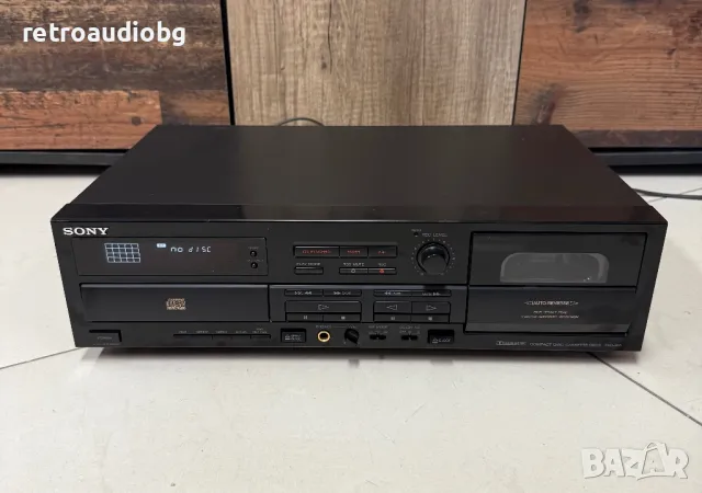 💥Рядък комбиниран CD плеър и Дек SONY TXD-R11💥, снимка 1