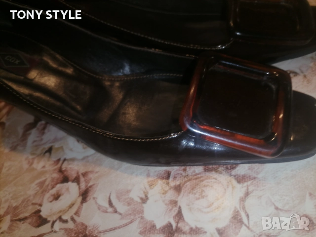 Италиански Дамски Обувки от Естествена Кожа 39, снимка 15 - Дамски елегантни обувки - 51488554