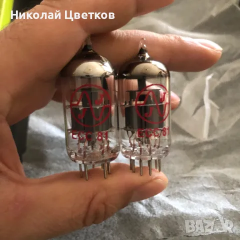 JJ electronics- чифт нови ECC81 / 12AT7, снимка 4 - Аудиосистеми - 48914406
