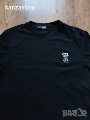 KARL LAGERFELD - страхотна мъжка тениска М, снимка 3 - Тениски - 49598238