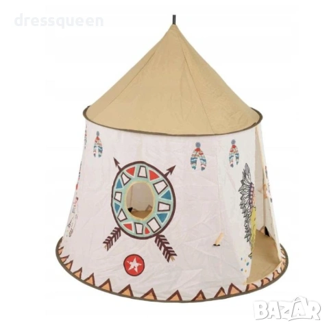 4754 Сгъваема текстилна палатка Типи за безкрайни детски игри, снимка 5 - Други - 53811108