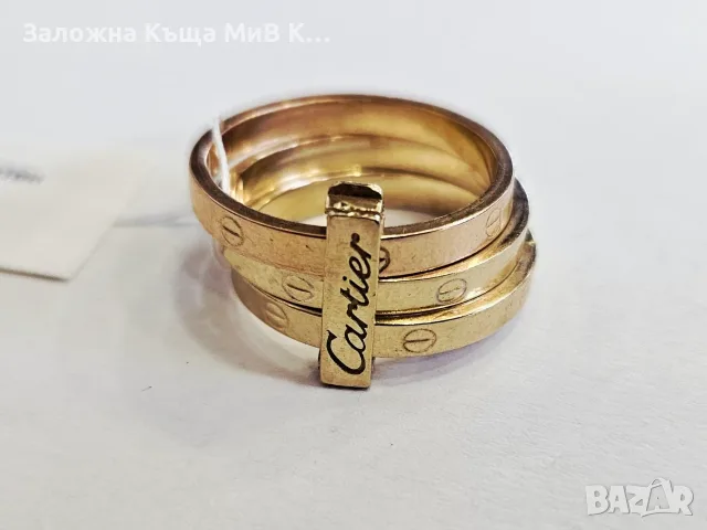 Златен пръстен 3.98гр 03646-26, снимка 2 - Пръстени - 55753437