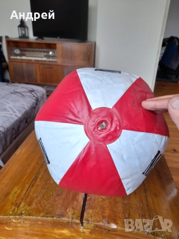 Стара надуваема топка Marlboro, снимка 3 - Други ценни предмети - 51657864