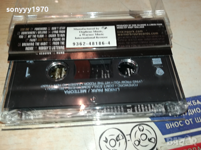 поръчана-LINKIN PARK METEORA-ORIGINAL TAPE 1903240858, снимка 2 - Аудио касети - 44834656